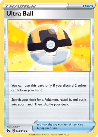 Ultra Ball (146/159) [SWSH Crown Zenith] Reverse Holofoil - Uncommon