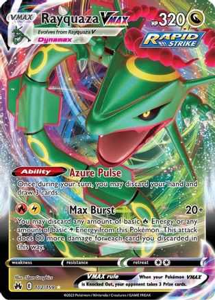 Rayquaza VMAX (102/159) [SWSH Crown Zenith] Holofoil - Ultra Rare