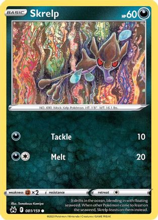 Skrelp (081/159) [SWSH Crown Zenith] Reverse Holofoil - Common
