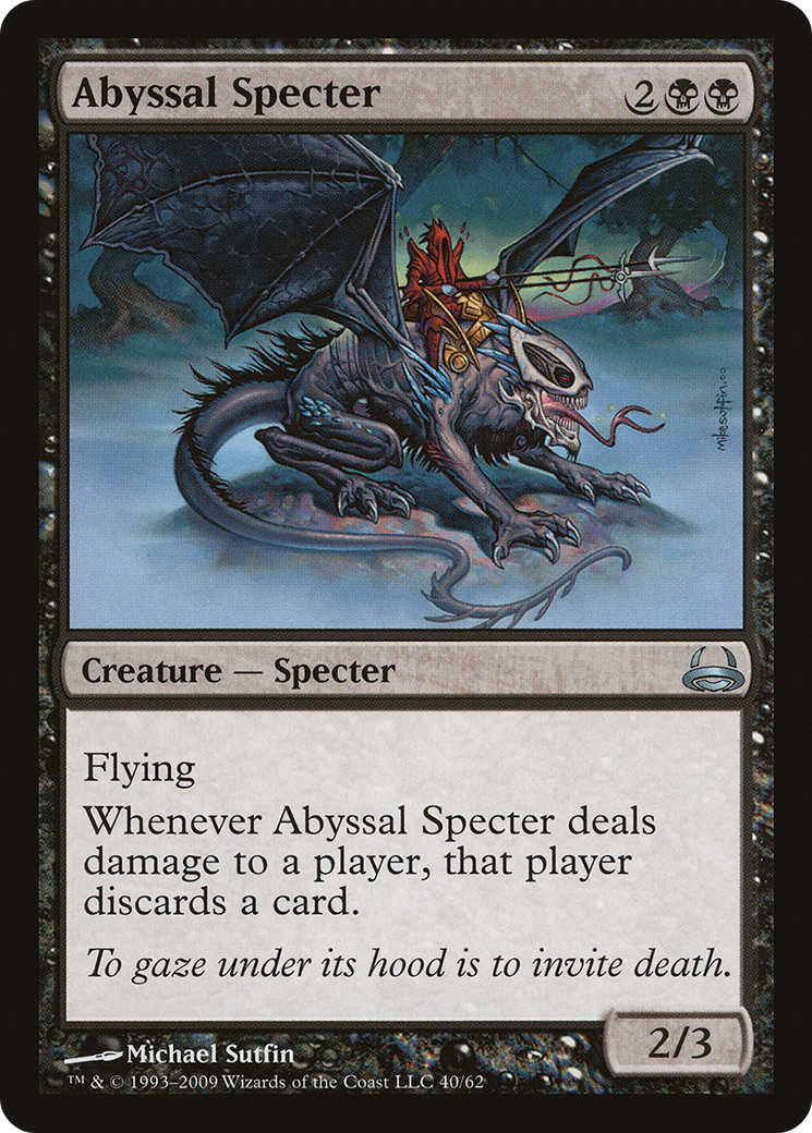Abyssal Specter (DDC-040) [Duel Decks: Divine vs. Demonic]
