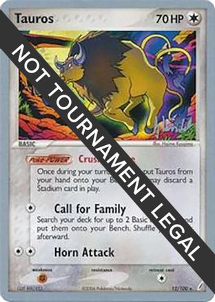 Tauros - 2008 (Dylan Lefavour) (012) [World Championship Decks] - Rare