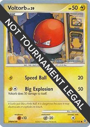 Voltorb - 2008 (Tristan Robinson) (117) [World Championship Decks] - Common
