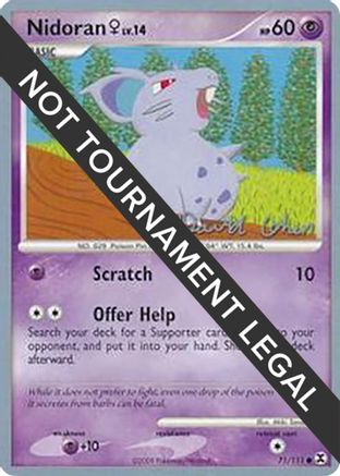 Nidoran F - 2009 (David Cohen) (071) [World Championship Decks] - Common