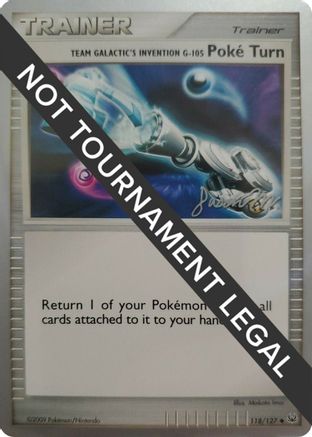 Team Galactic's Invention G-105 Poke Turn - 2009 (Jason Martinez) (118) [World Championship Decks] - Uncommon