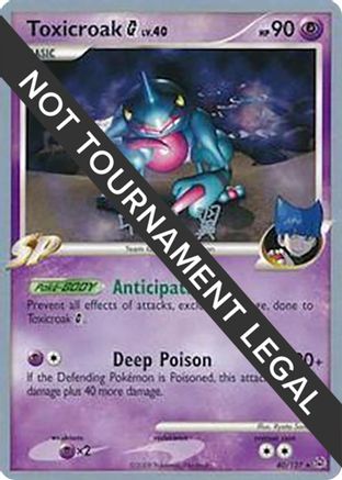 Toxicroak G - 2009 (Tsubasa Nakamura) (040) [World Championship Decks] - Rare