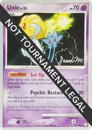 Uxie - 2009 (Jason Martinez) (043) [World Championship Decks] - Rare