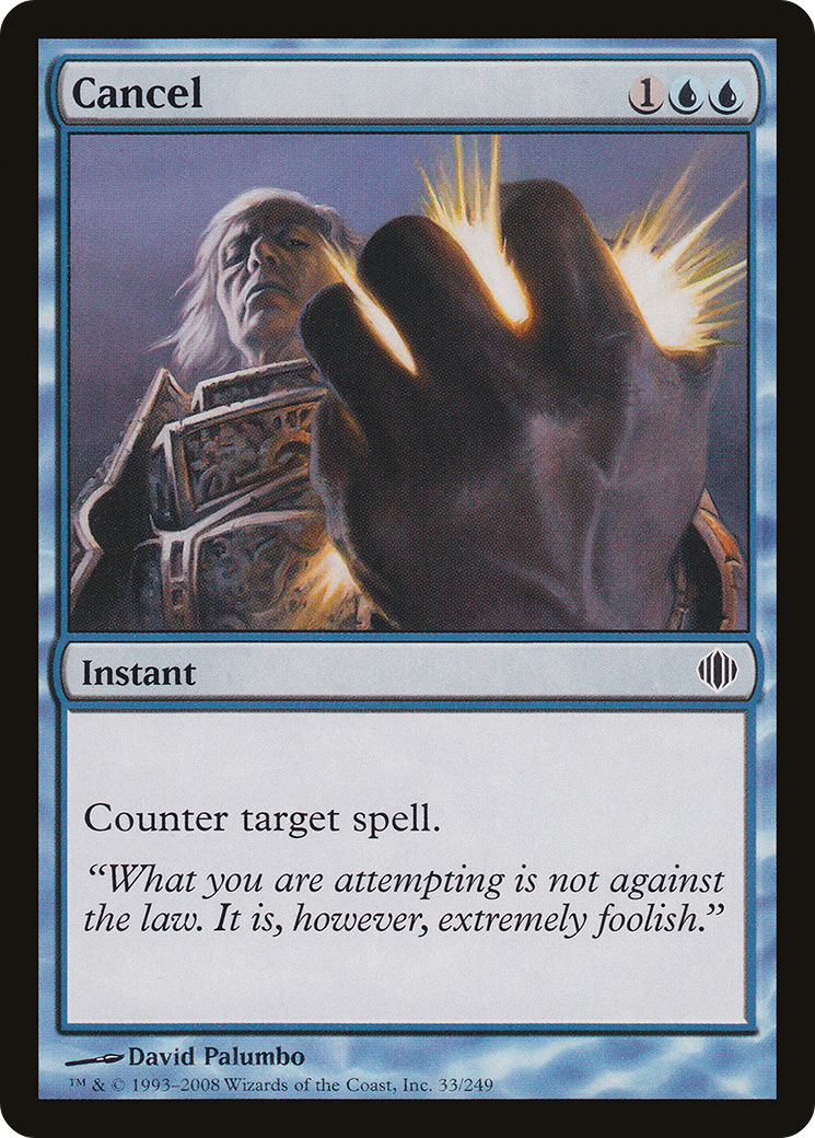 Cancel (ALA-033) [Shards of Alara] Foil