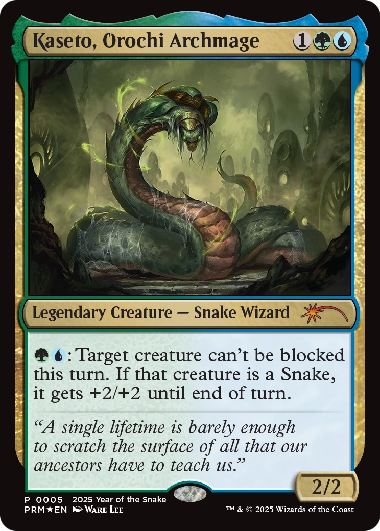 Kaseto, Orochi Archmage (Year of the Snake 2025) (SSP-005) [Standard Showdown Promos] Foil