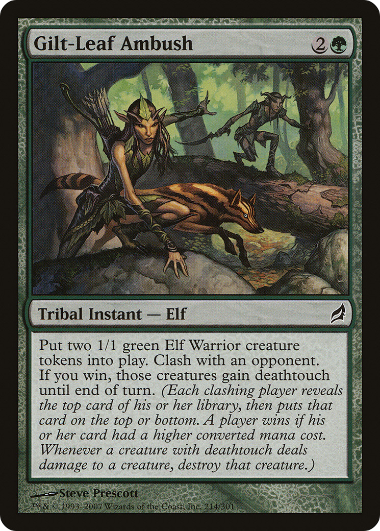 Gilt-Leaf Ambush (LRW-214) [Lorwyn] Foil