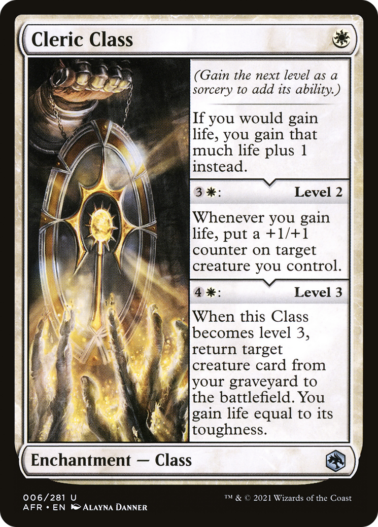 Cleric Class (AFR-006) [Adventures in the Forgotten Realms]