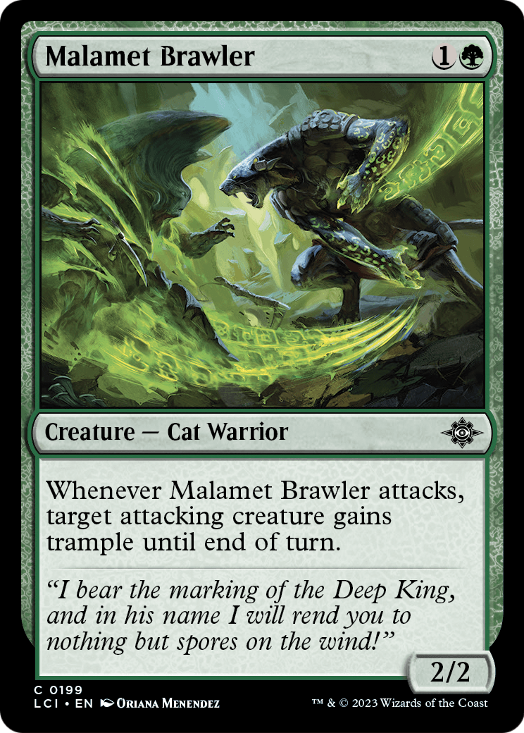 Malamet Brawler (LCI-199) [The Lost Caverns of Ixalan] Foil