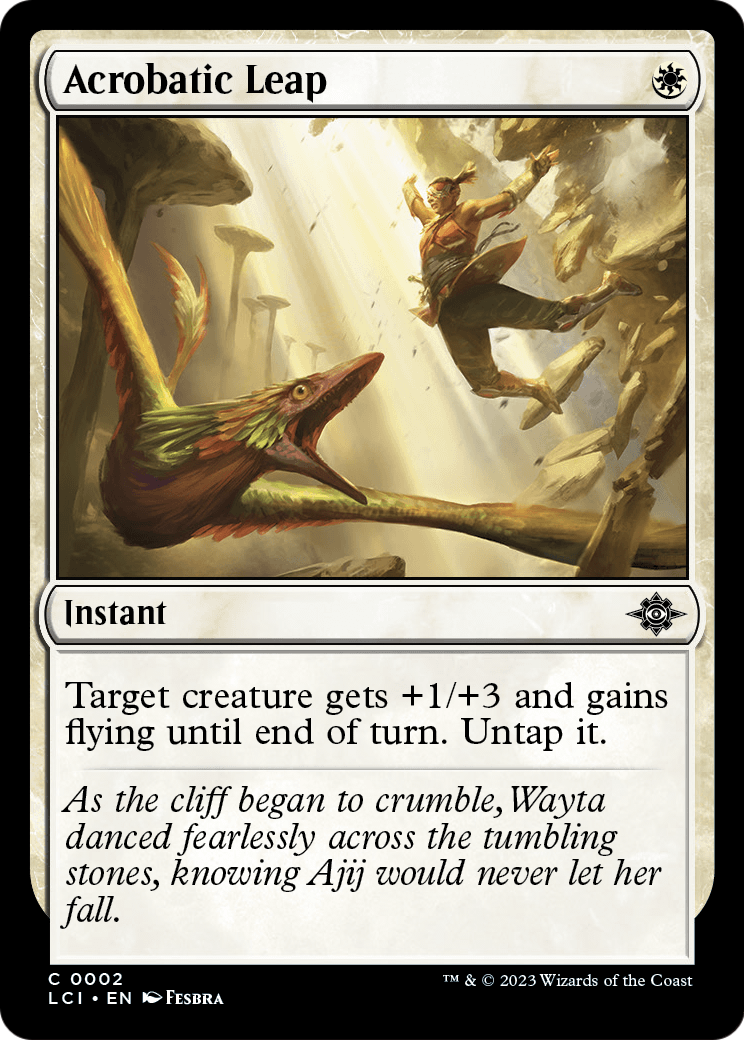 Acrobatic Leap (LCI-002) [The Lost Caverns of Ixalan]