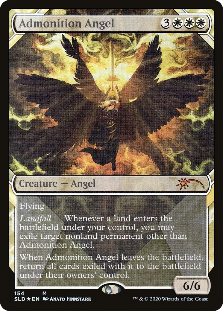 Admonition Angel (SLD-154) (Showcase) [Secret Lair Drop]