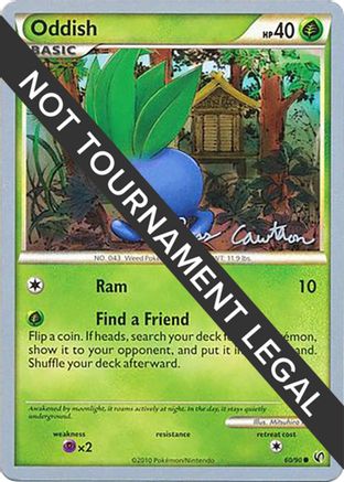 Oddish - 2011 (Ross Cawthon) (060) [World Championship Decks] - Common