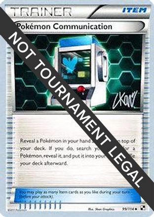 Pokemon Communication - 2011 (Christopher Kan) (099) [World Championship Decks] - Uncommon