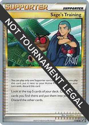 Sage's Training - 2011 (Christopher Kan) (077) [World Championship Decks] - Uncommon