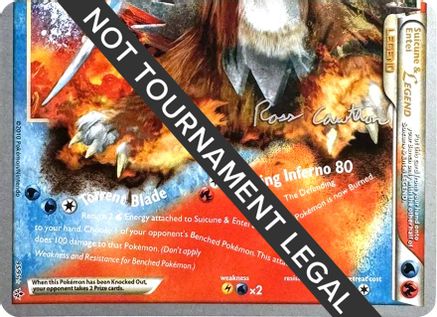 Suicune & Entei Legend LEGEND - 2011 (Ross Cawthon) (095) [World Championship Decks] - Holo Rare