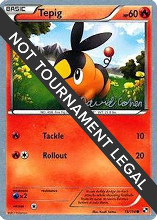 Tepig - 2011 (David Cohen) (015) [World Championship Decks] - Common