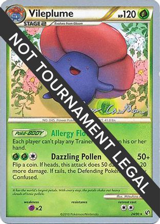Vileplume - 2011 (Ross Cawthon) (024) [World Championship Decks] - Rare