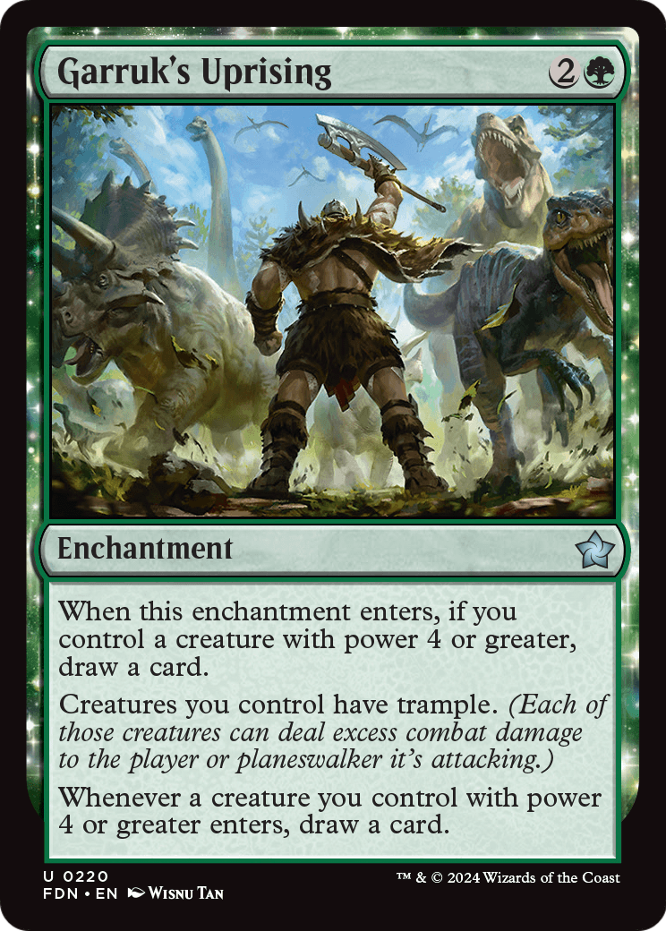 Garruk's Uprising (FDN-220) [Foundations]