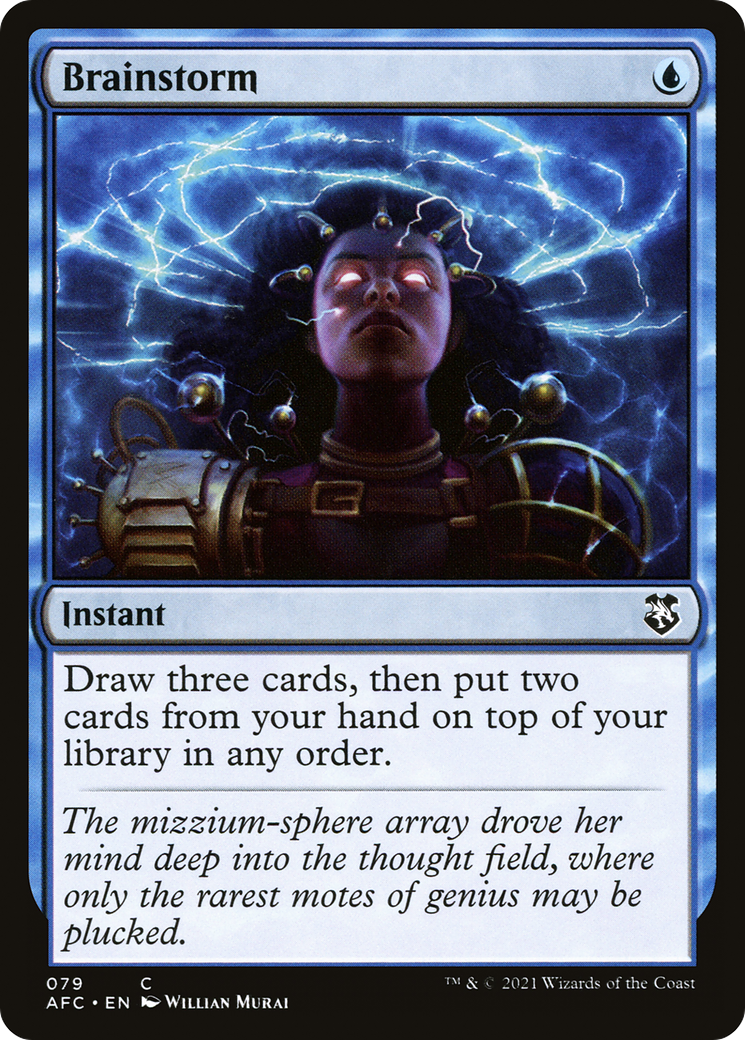 Brainstorm (AFC-079) [Forgotten Realms Commander]