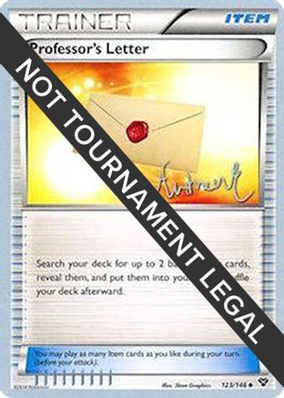 Professor's Letter - 2014 (Andrew Estrada) (123) [World Championship Decks] - Uncommon