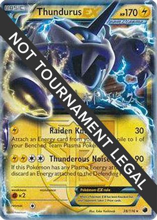 Thundurus EX - 2014 (Haruto Kobayashi) (038) [World Championship Decks] - Ultra Rare