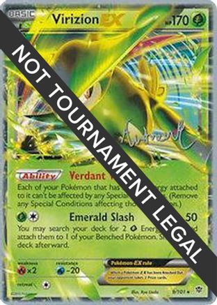 Virizion EX - 2014 (Andrew Estrada) (009) [World Championship Decks] - Ultra Rare