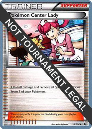 Pokemon Center Lady - 2015 (Alejandro Ng-Guzman) (093) [World Championship Decks] - Uncommon
