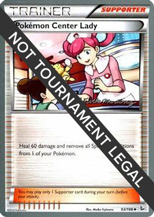 Pokemon Center Lady - 2015 (Patrick Martinez) (093) [World Championship Decks] - Uncommon