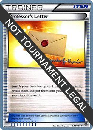 Professor's Letter - 2015 (Alejandro Ng-Guzman) (123) [World Championship Decks] - Uncommon