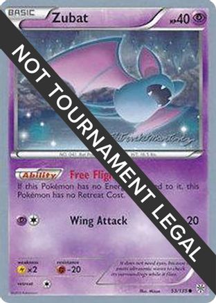 Zubat - 2015 (Patrick Martinez) (053) [World Championship Decks] - Common