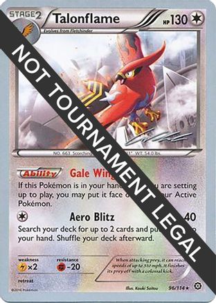 Talonflame - 2016 (Cody Walinski) (096) [World Championship Decks] - Rare