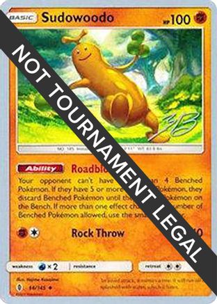 Sudowoodo - 2017 (Zachary Bokhari) (066) [World Championship Decks] - Uncommon
