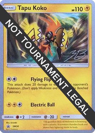 Tapu Koko - 2017 (Zachary Bokhari) (SM30) [World Championship Decks] - Common