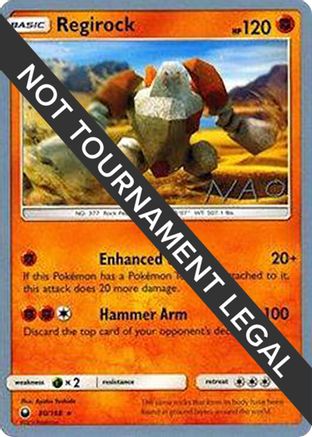 Regirock - 2018 (Naohito Inoue) (080) [World Championship Decks] - Rare
