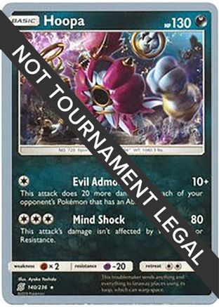 Hoopa - 2019 (Haruki Miyamoto) (140) [World Championship Decks] - Holo Rare