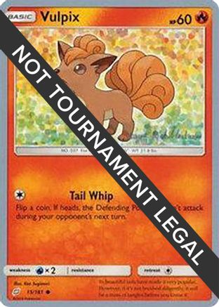 Vulpix - 2019 (Kaya Lichtleitner) (015) [World Championship Decks] - Common