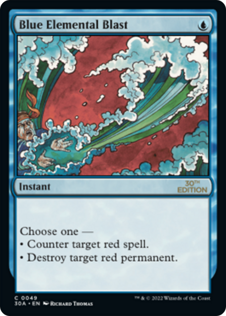 Blue Elemental Blast (30A-049) [30th Anniversary Edition]