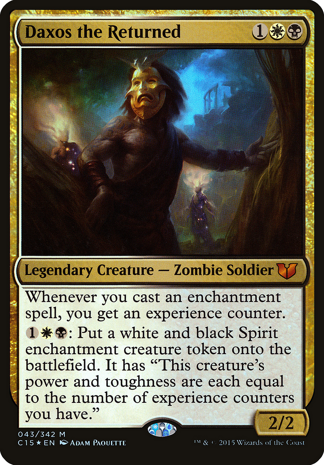 Daxos the Returned (Commander 2015) (OVER-043) [Commander 2015 Oversized] Foil