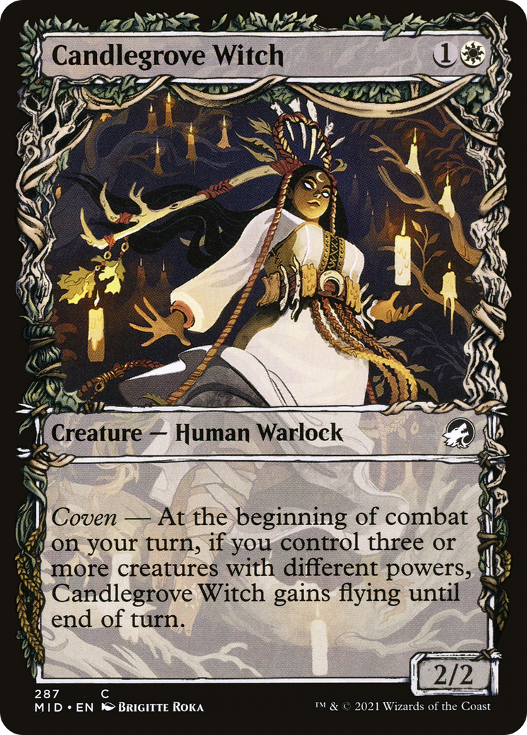 Candlegrove Witch (Showcase) (MID-287) [Innistrad: Midnight Hunt]