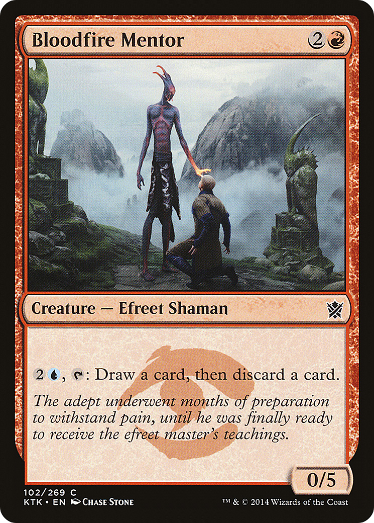 Bloodfire Mentor (KTK-102) [Khans of Tarkir]
