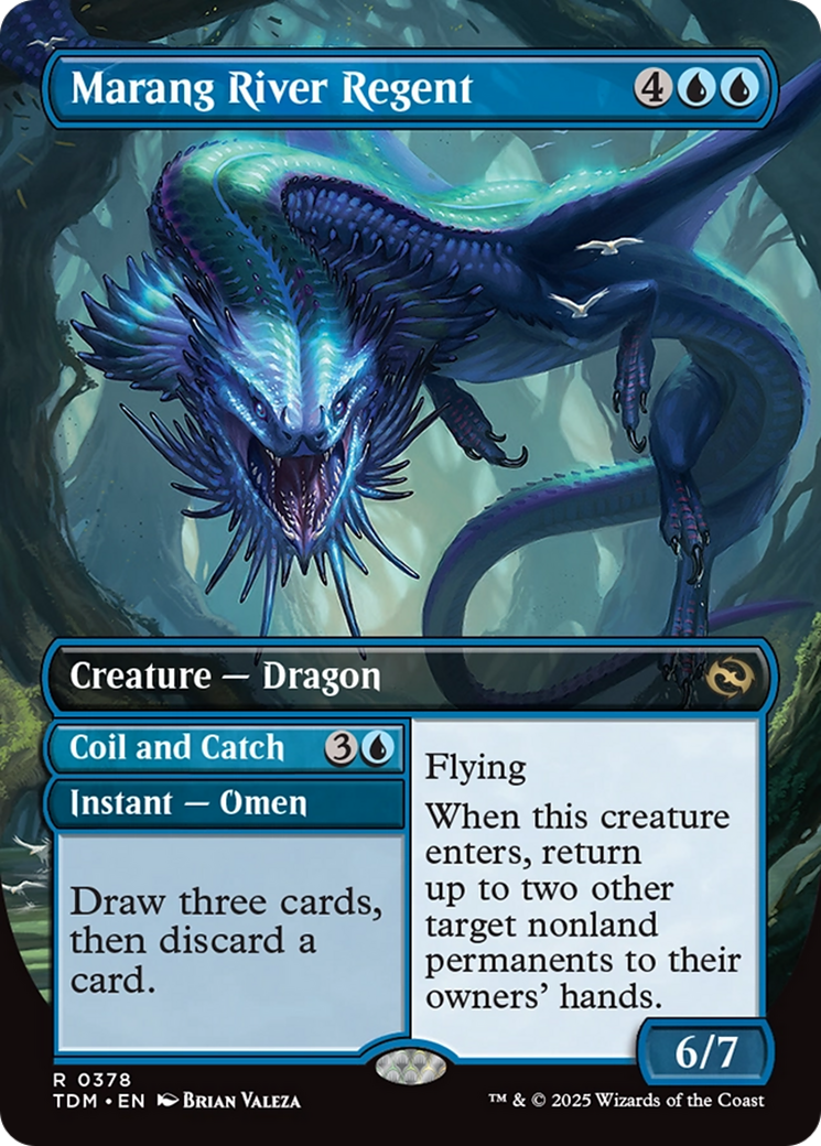 Marang River Regent (Borderless) (TDM-378) [Tarkir: Dragonstorm] Foil
