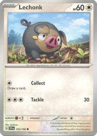 Lechonk (155/198) [SV01 Scarlet & Violet Base Set] - Common