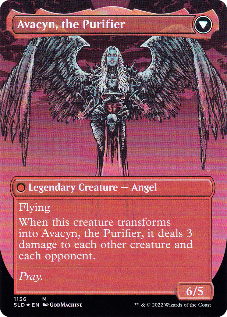 Archangel Avacyn (SLD-1156) (Borderless) [Secret Lair Drop] Foil