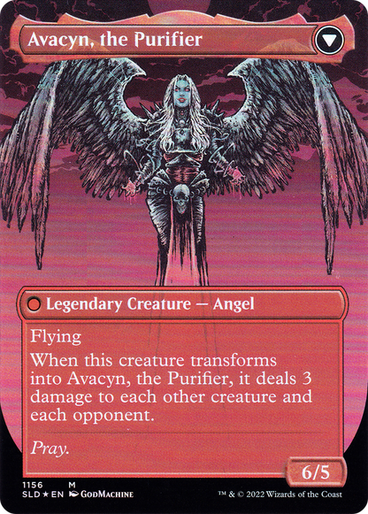 Archangel Avacyn (SLD-1156) (Borderless) [Secret Lair Drop] Foil