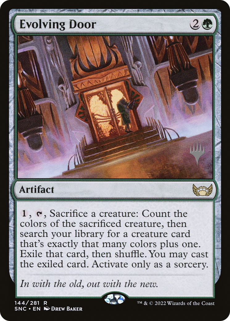 Evolving Door (PPSNC-144) [Promo Pack: Streets of New Capenna Promos] Foil