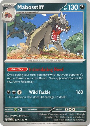 Mabosstiff (137/198) [SV01 Scarlet & Violet Base Set] - Uncommon