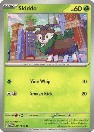 Skiddo (011) [SV01 Scarlet & Violet Base Set] Reverse Holofoil - Common