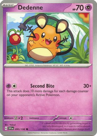 Dedenne (095/198) [SV01 Scarlet & Violet Base Set] Reverse Holofoil - Common